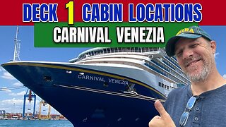 Carnival Venezia Stateroom Location Deck 1(DETAILED LOCATIONS)