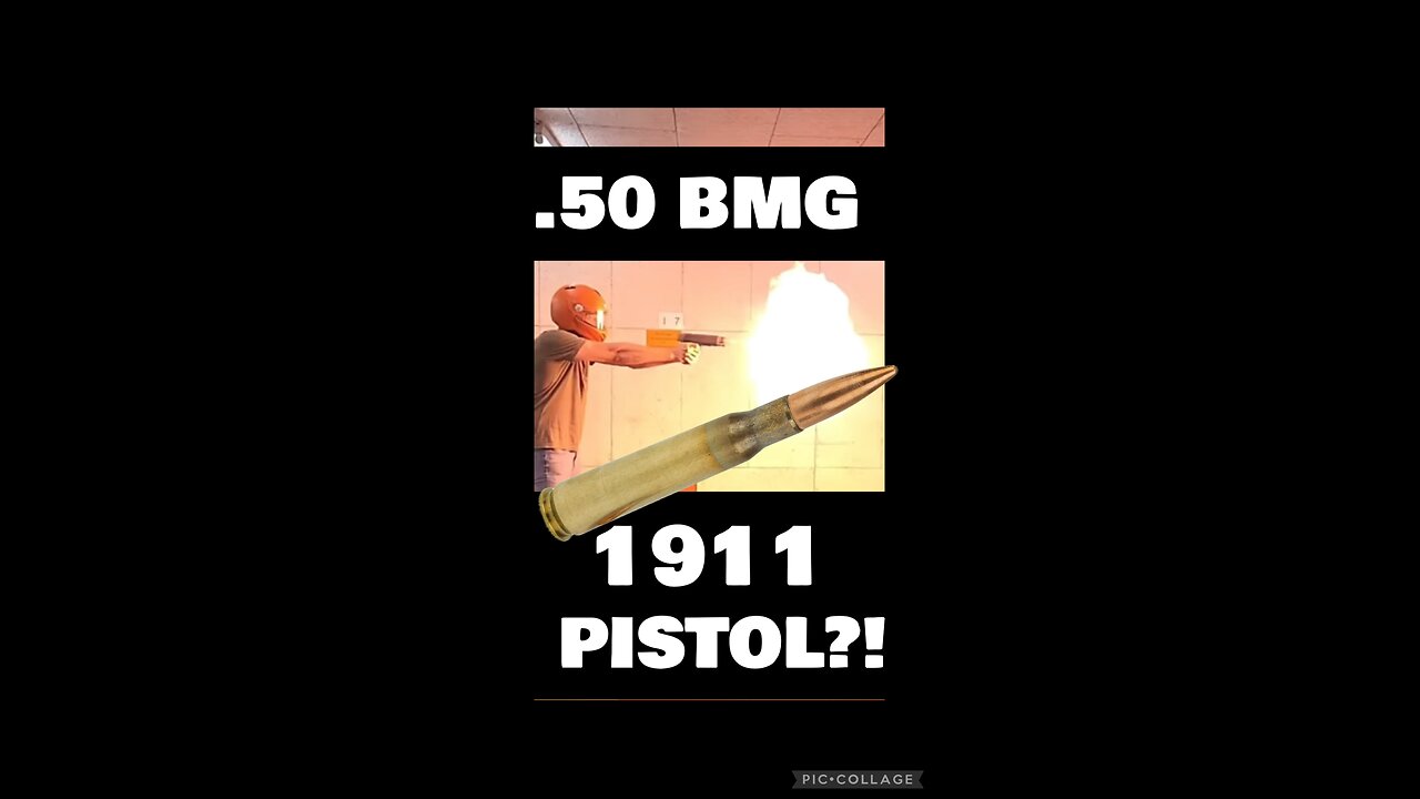 .50BMG 1911 Pistol?!