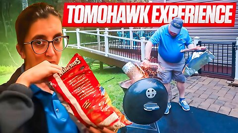 Tomahawk Experience: Sizzling Sausages & Veggie Bliss! 🍖🥦