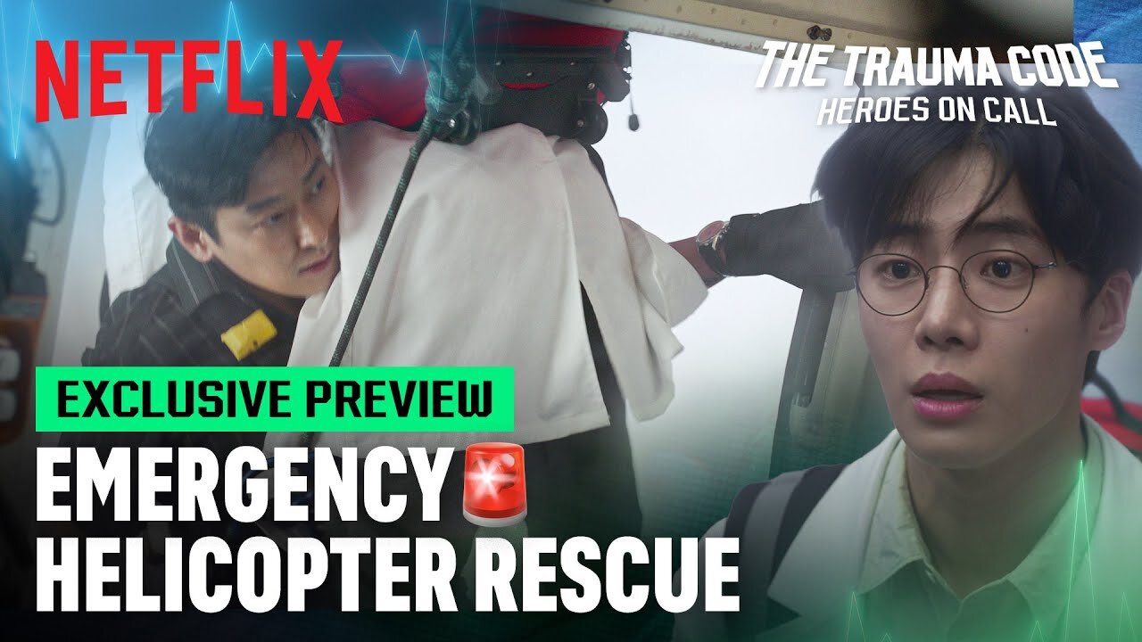 [PREVIEW] Jumping off the emergency helicopter | The Trauma Code: Heroes on Call | Netflix [ENG]