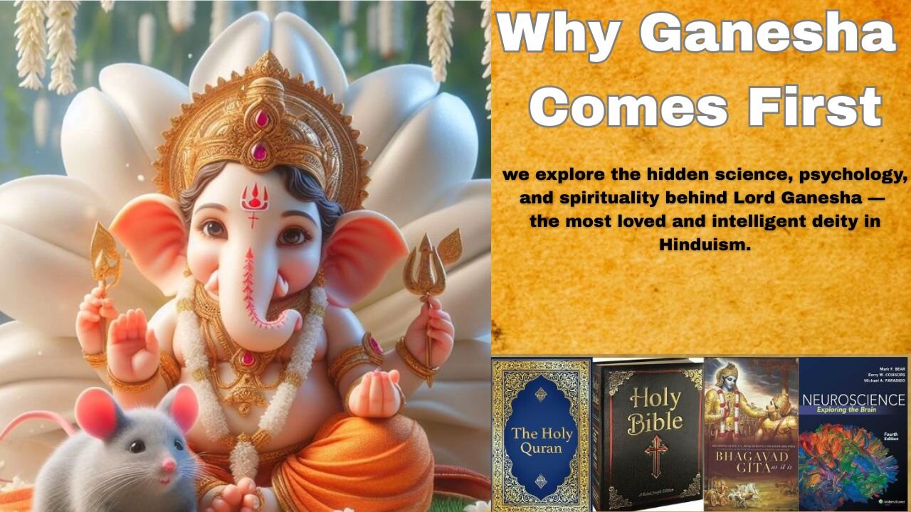 🕉️ Why Lord Ganesha Is Worshipped First | The Hidden Science Behind Hindu Gods