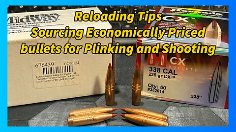 Reloading Tip... Sourcing Low Cost "2nd" Bullets for Plinking and Blasting!