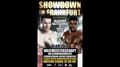 Wladimir Klitschko vs Samuel Peter - Sep 11 2010 - Waldstadim, Frankfurt, Germany