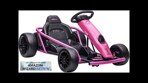 Aosom 24V 8.1 MPH Electric Go Kart Drifting Car Battery Powered Ride Review