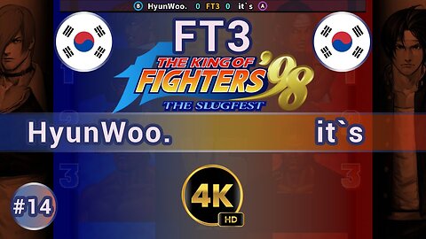 The King Of Fighters 98 - 🇰🇷 HyunWoo. vs it`s 🇰🇷 FT3 / 4K 60 FPS #kof98 #thekingoffighters98