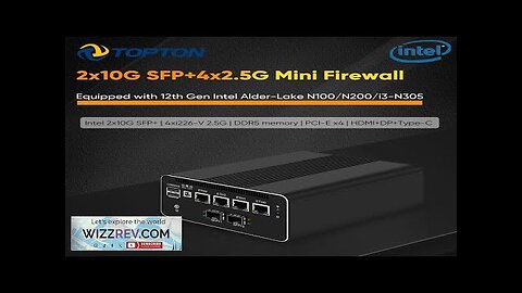 Super Deal 12th Gen Firewall Appliance 2*10G SFP Intel i3-N305 N100 4x Review