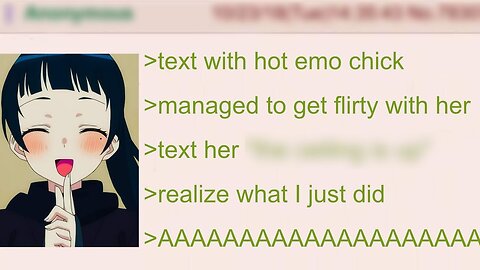 Anon Flirts with a Hot Emo Chick and Ruins It | 4Chan Greentext Stories