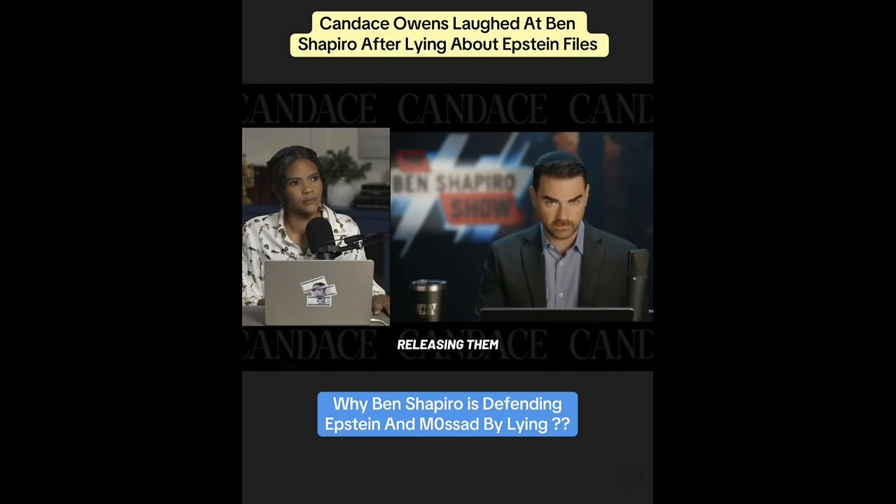 Candace ~ Ben Shapiro There were no baby's sacrificed in Rituals and no trafficking no underage sex and no one associated with isreal ..etc...