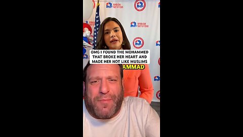 OMG I Found out why she mad at Mohammed and all Muslims😂😂