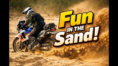 Old Adventure Bike Stuck in Sand | Why This Is Real Riding