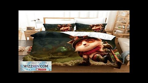 League of Legends Captain Teemo On Duty Cute Bedding Set Review