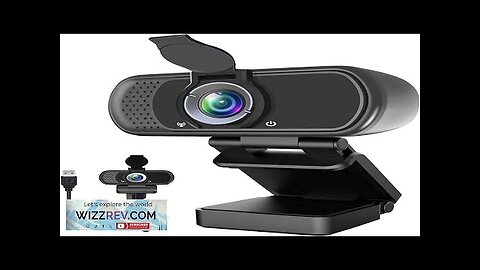 Webcam HD 1080p Live Streaming Web Camera with Stereo Microphone PC Desktop Review