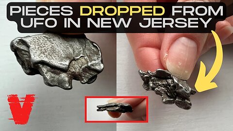 UFO drops Molten Metal in New Jersey!