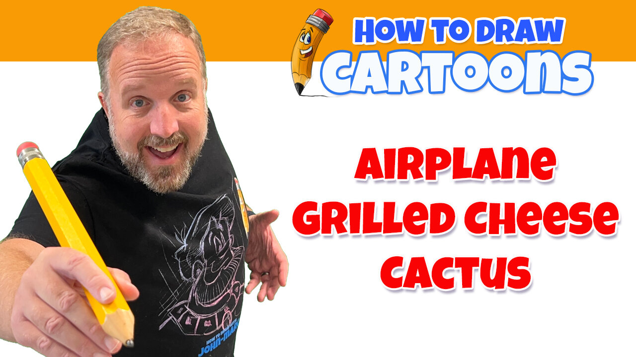 Today’s Lesson: Let’s Draw 3 Fun Cartoons Together!