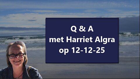 Q & A met Harriet Algra op 12-12-2025