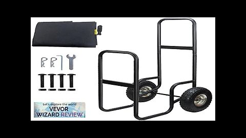 VEVOR Firewood Cart 220 lbs Weight Capacity Wood Carrier with Wheels Binding Review