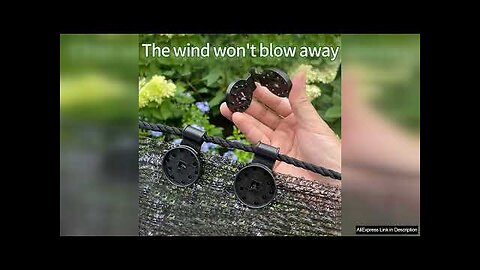 Garden Awning Plastic Clips Outdoor Shade Cloth Nets Clip Camping Tools Buildings Review