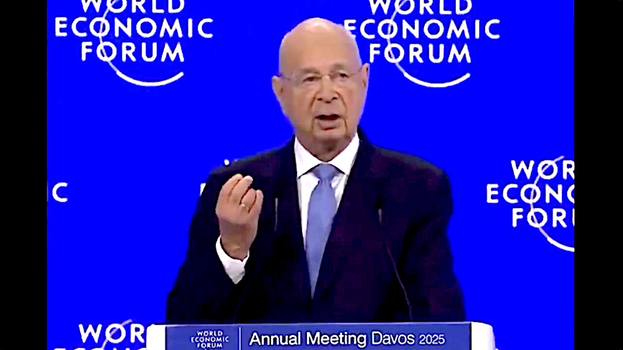 Now: Klaus Schwab at Davos, Freaking Out