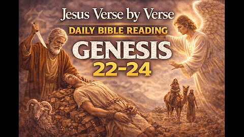 📖 Bible in a Year - Day 19: Genesis 22–24 (The Substitute, the Promise Line, and God’s Provision)