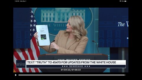 🇺🇸Press Secretary Karoline Leavitt Briefs Members of the Media, Dec. 1, 2025🇺🇸