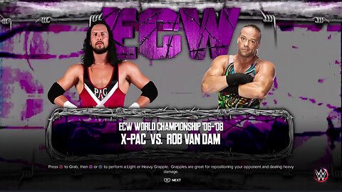 WWE 2K23: X-Pac vs. Rob Van Dam