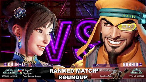 Kuya Kalbo SF6 Ranked Roundup. Chun Li Master Rank [Hori Fight Stick]