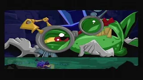 Sly Cooper and the Thievius Raccoonus Hunting for a Frog