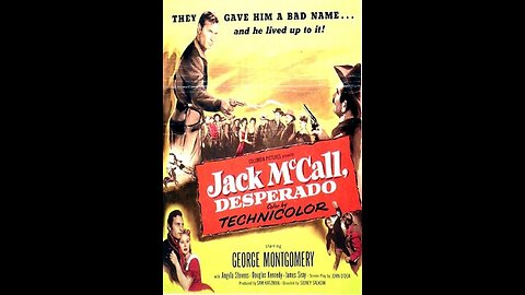Jack McCall, Desperado (1953) | George Montgomery & Angela Stevens | Full Movie HD