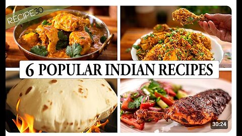 6 Popular Indian Recipes - The Art of Indian Cooking: