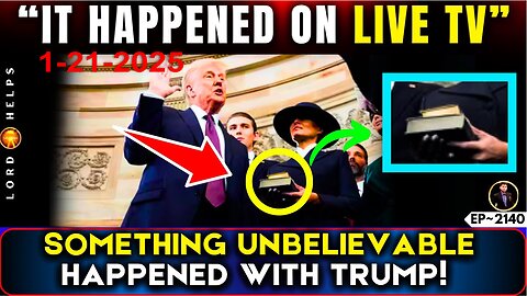 "IT HAPPENED ON LIVE TV"! Trump's Inauguration! Prophetic Word Today! - 1/21/25