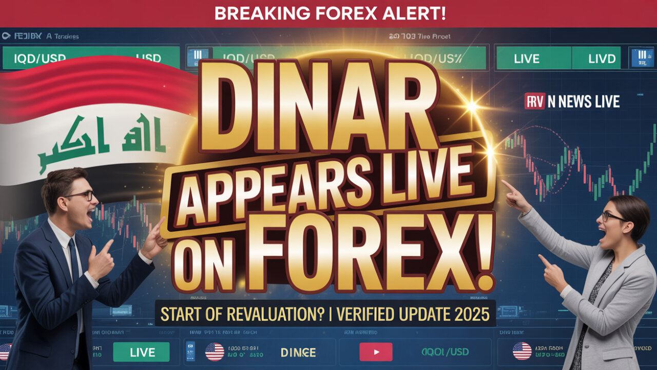 Iraqi Dinar Appears LIVE on Forex Screens Is This the Start of the Revaluation Verified 💥 IQD News!