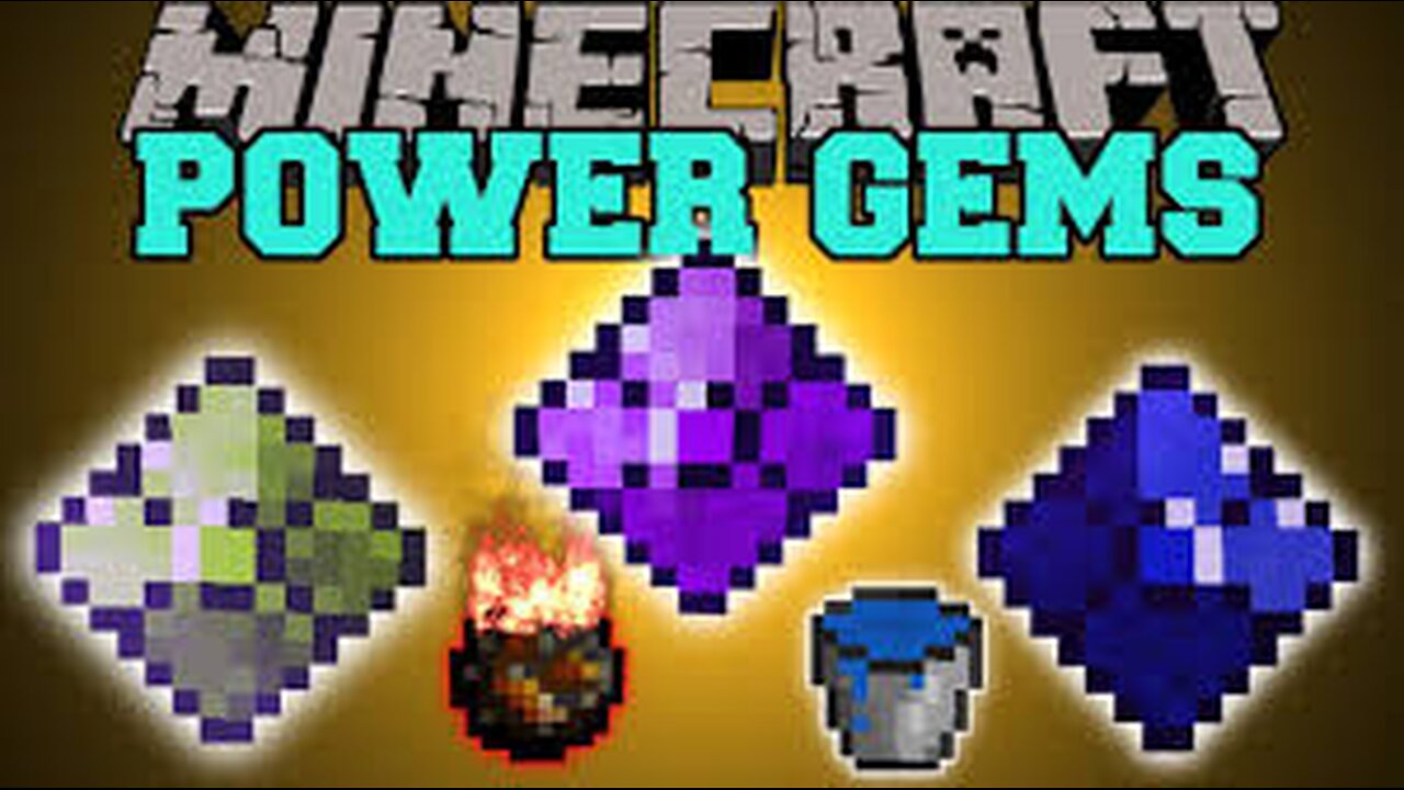 Minecraft Mod Showcase Power Gems