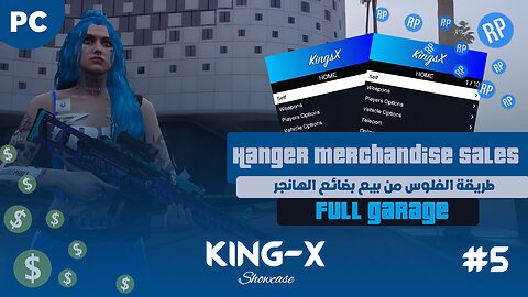 GTA 5 | #5 | King-X Mod Menu - MONEY FROM HANGAR $$ ! 💯