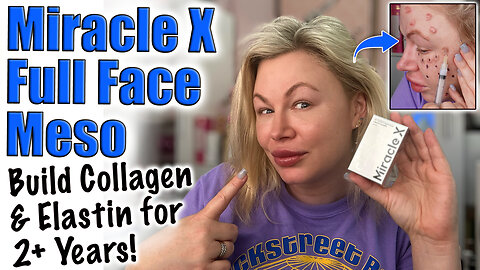 Miracle X Full Face Meso! Build COllagen and Elastin for 2+ Years! AceCosm and code Jessica10