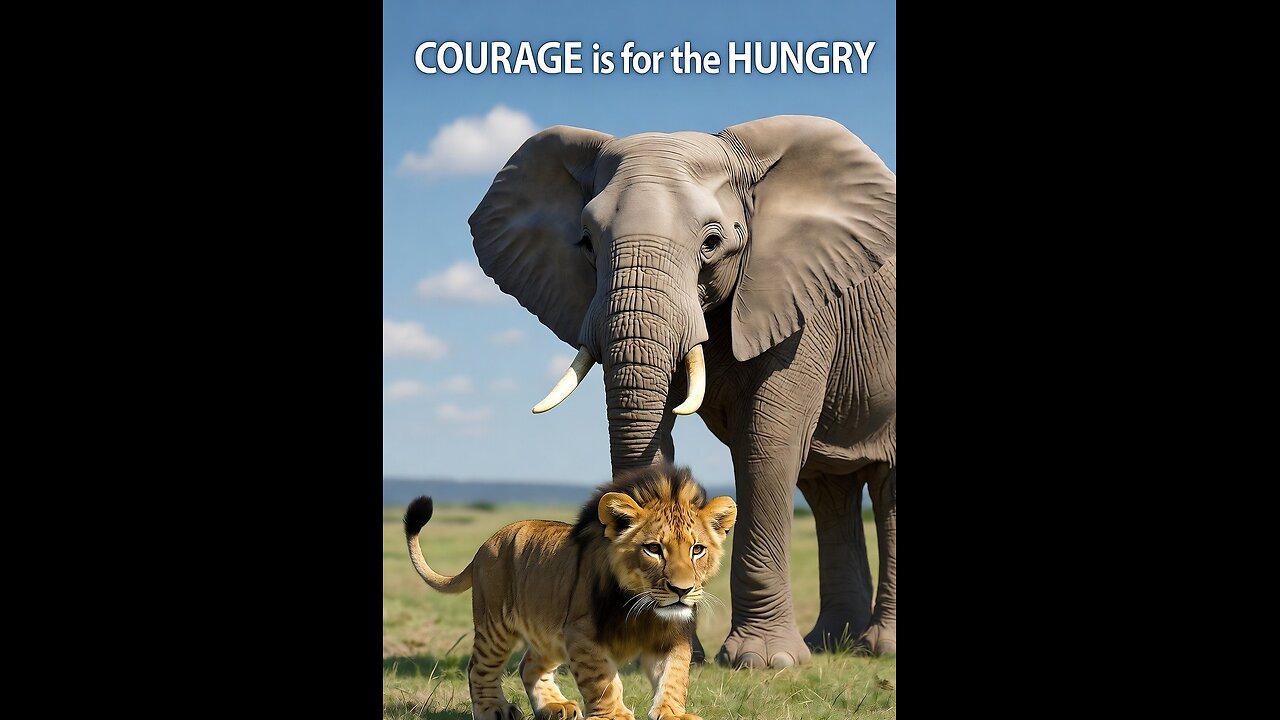 Trading Inspiration - Courage is for the Hungry