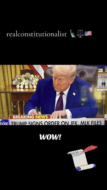 President Trump Signs JFK, RFK & MLK Executive Order 🗽⚖️🇺🇸