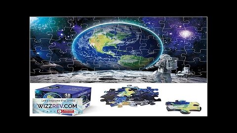 Jumbo Floor Puzzle for Kids Ages 4-8Space Earth Jigsaw Puzzles48 Piece Astronaut Review