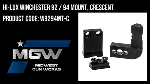Hi-Lux Winchester 92 / 94 Mount, Crescent - W9294MT-C