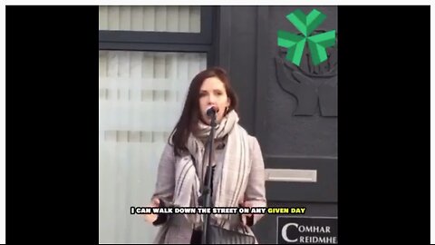 Speech by Irish Woman in Dublin about third world immigrants