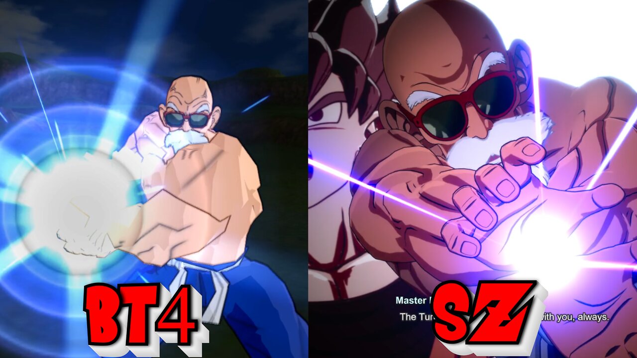 Master Roshi - Dragon Ball Sparking Zero VS Budokai Tenkaichi 4