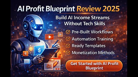 AI Profit Blueprint Review 2025 : Beginner Friendly AI System to Earn Online