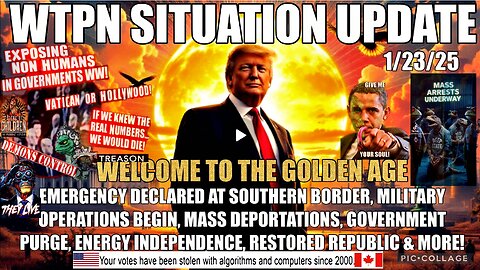 WTPN SIT/UP Golden age begins. Deportations, government purge, energy independence and more!