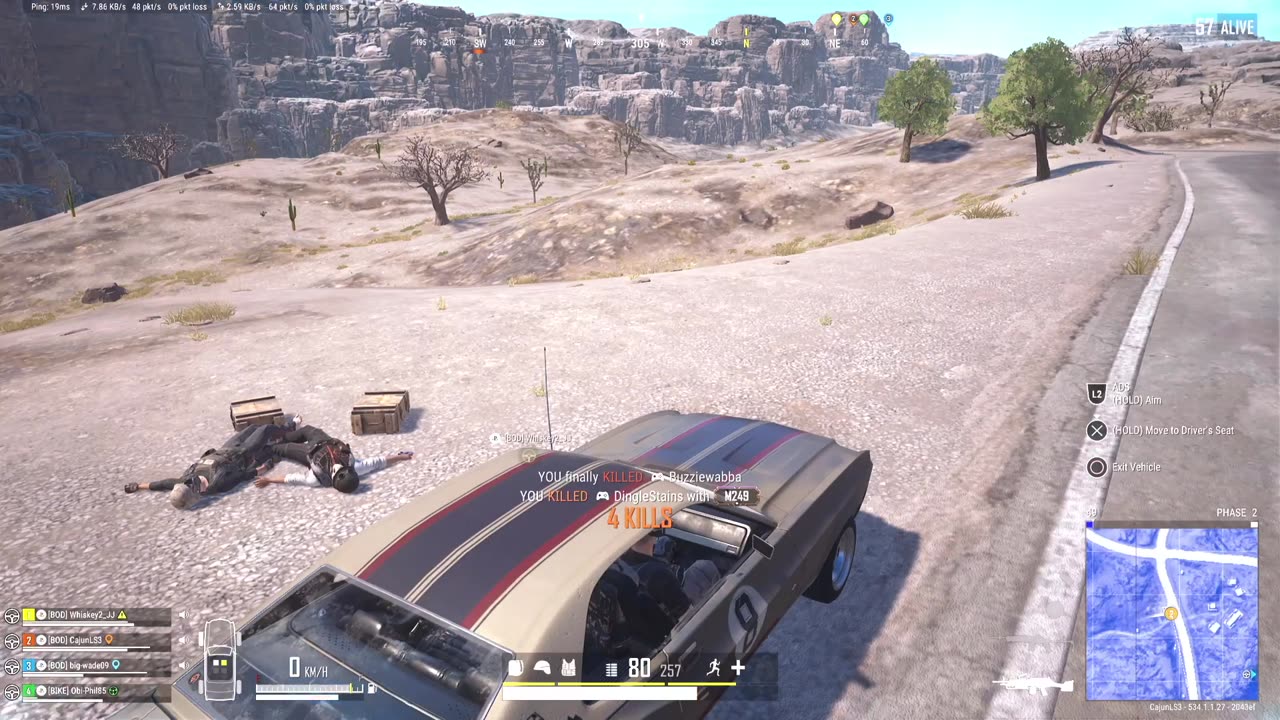 Adventures in PUBG - Sawing down the Road