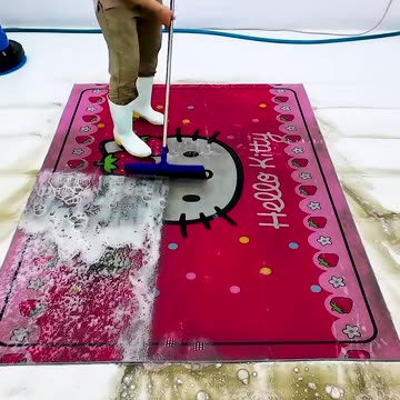 Satisfying Video The Cutest Hello Kitty Carpet Cleaning #carpetcleaning #shorts #satisfyingvideos