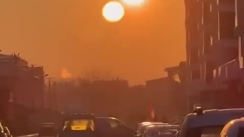 The Great Red Dragon aka Second Sun, Bursa province in Turkey 20th April 2025