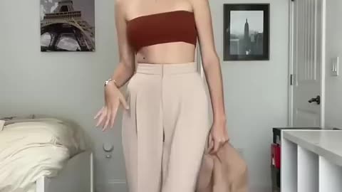 Viral: Halter tops worn backwards are now my favorite thing??? What item of clot