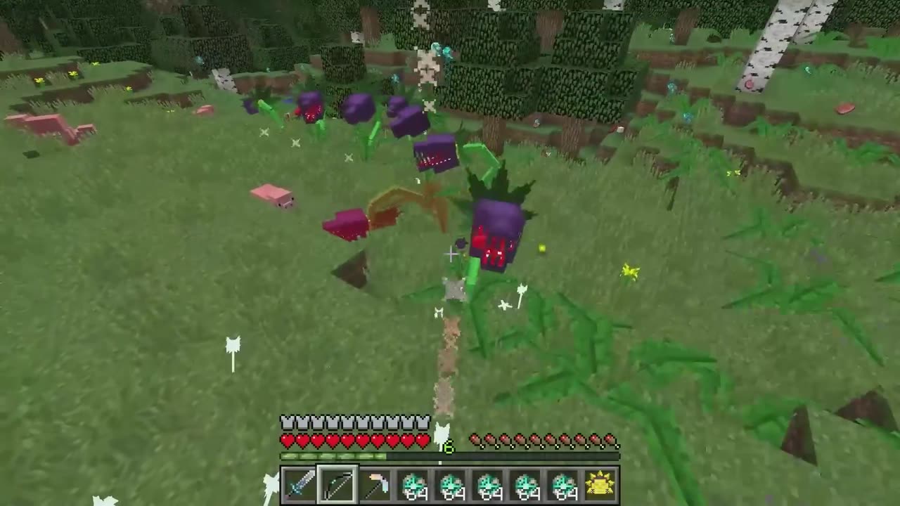 Custom Bosses But I have OP Weapons - Minecraft