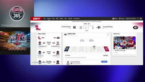 365 Blitz CFB Blitz Ole Miss vs Georgia