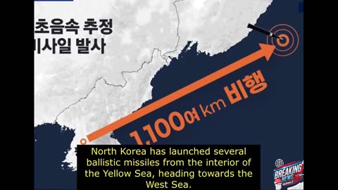 "North Korea Fires Several Ballistic Missiles Toward West Sea"