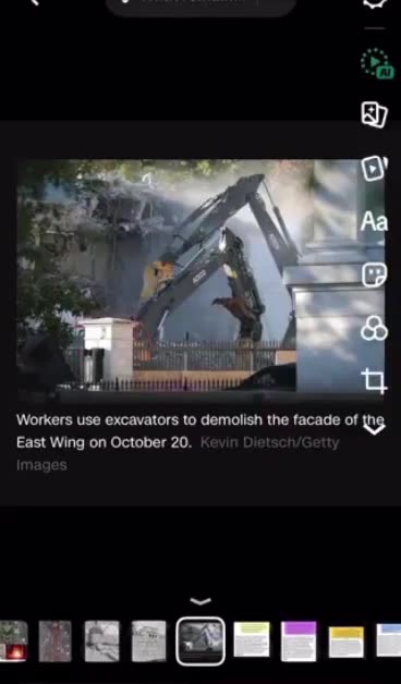 The real reason for works on the White House.